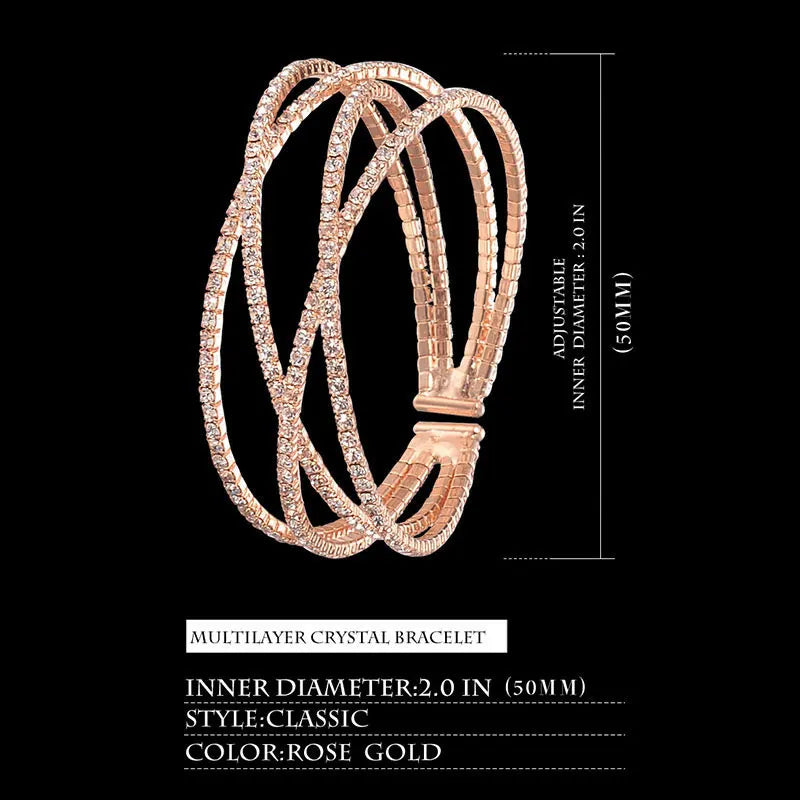 IBSO Crystal Bracelet Watches Set Female High Quality Quartz Watch Luxury Women Watch Bangle Set For Valentine's Gift