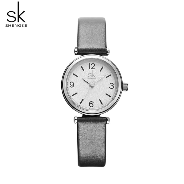 Shengke sk female woman's wristwatches relogio feminino top brand luxury ladies watch quartz classic casual analog watches women