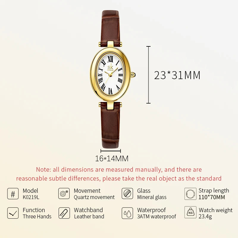 Shengke New Arrival Women's Watches Top Brand Ladies Quartz Wristwatches Original Styles Luxury Female Best Gifts Clock