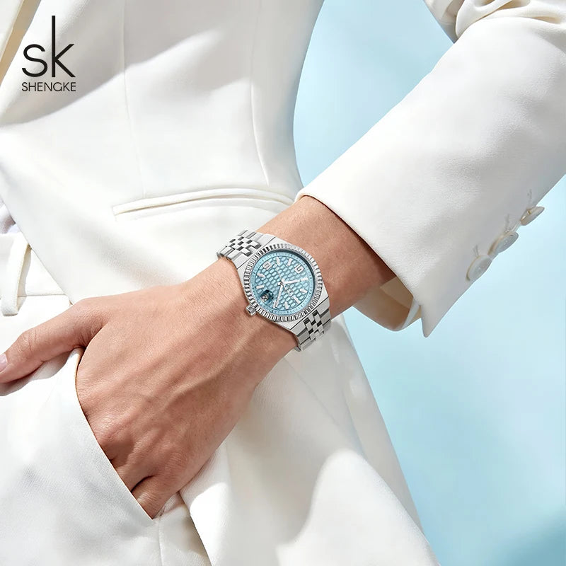 Shengke Original Design Ladies Quartz Wristwatches Top Luxury Women's Watches Fashion Style Woman's Best Gifts Clock