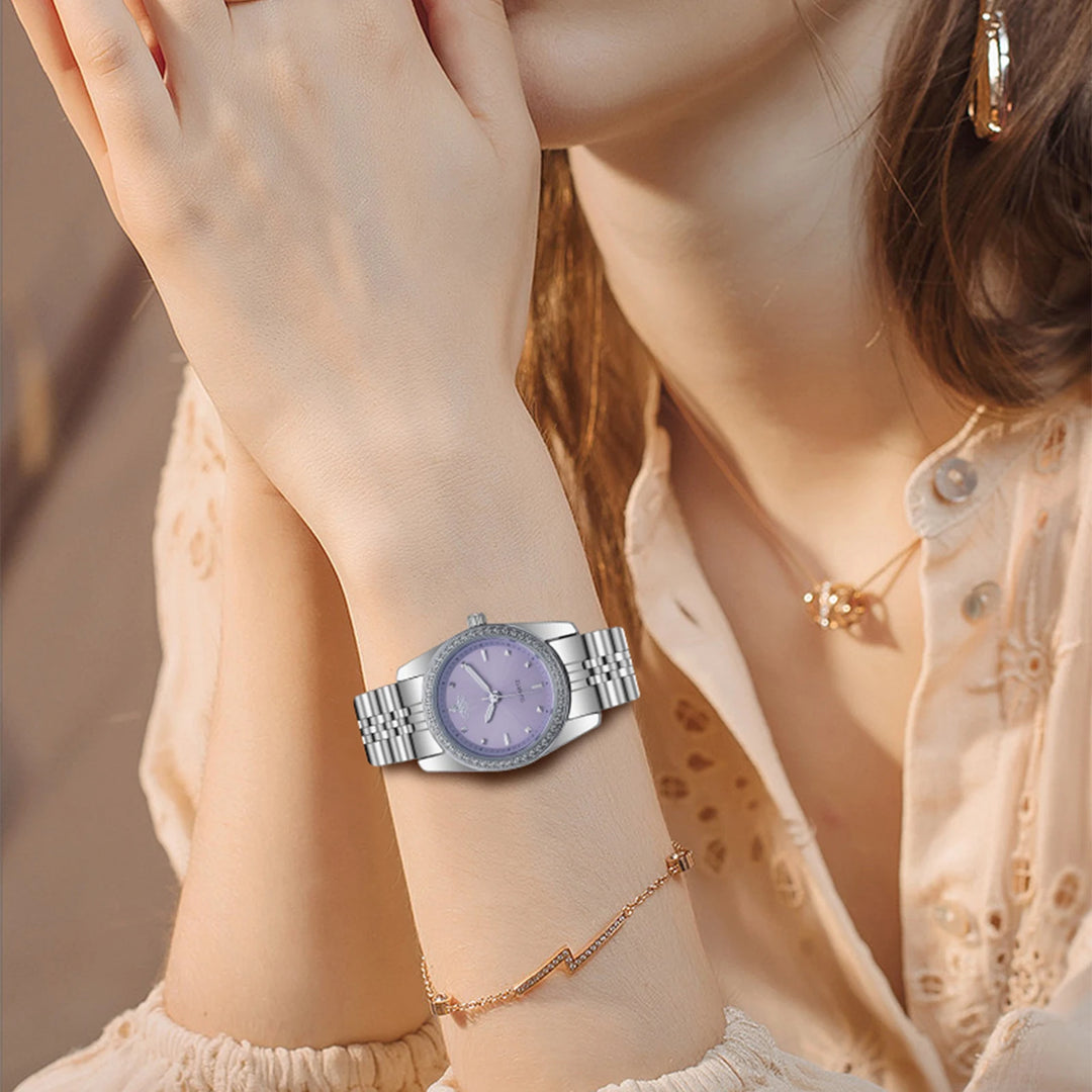IBSO 2026 New Women Quartz Watches Luminous Hands Stainless Steel Strap Japanese Quartz Movement 3ATM Waterproof Watch Ladies