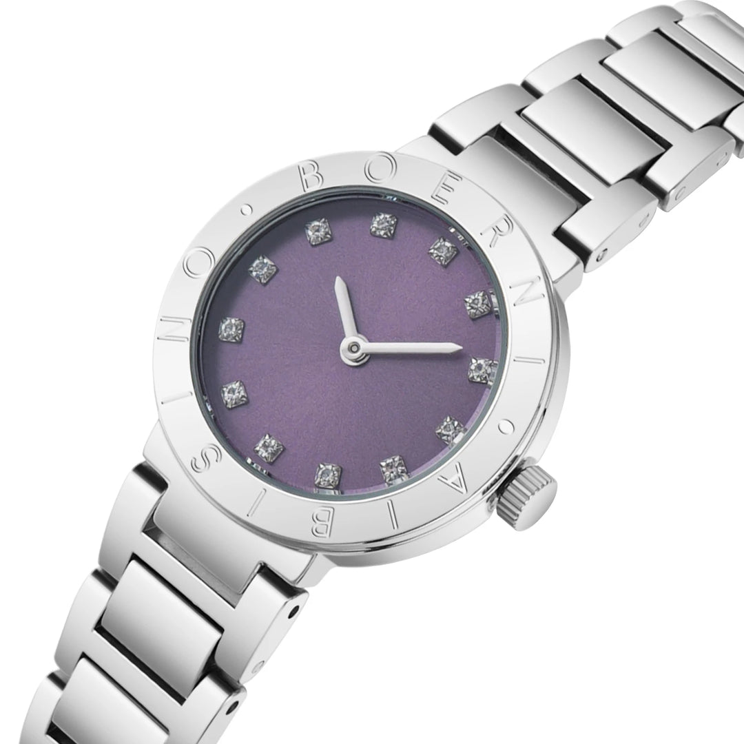IBSO Women Round Stylish 2026 Quartz Watch 3ATM Waterproof Original Japan Movement Stainless Steel Strap S1039L