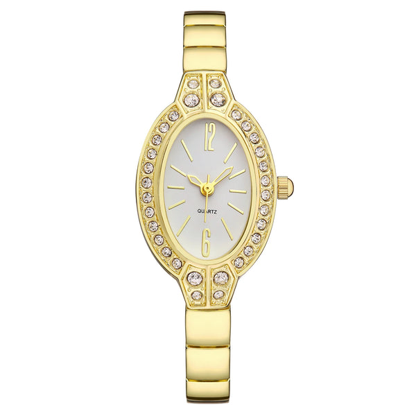 Ibso no logo version cheap watches special price for women alloy strap quartz movement 3atm waterproof oval dial ladies watch