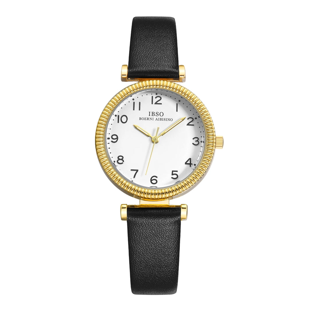 IBSO Women Wholesale 2022 New Quartz Watches Luxury Simple Watch Ladies 3ATM Waterproof Japanese Quartz Movement Luminous Hands