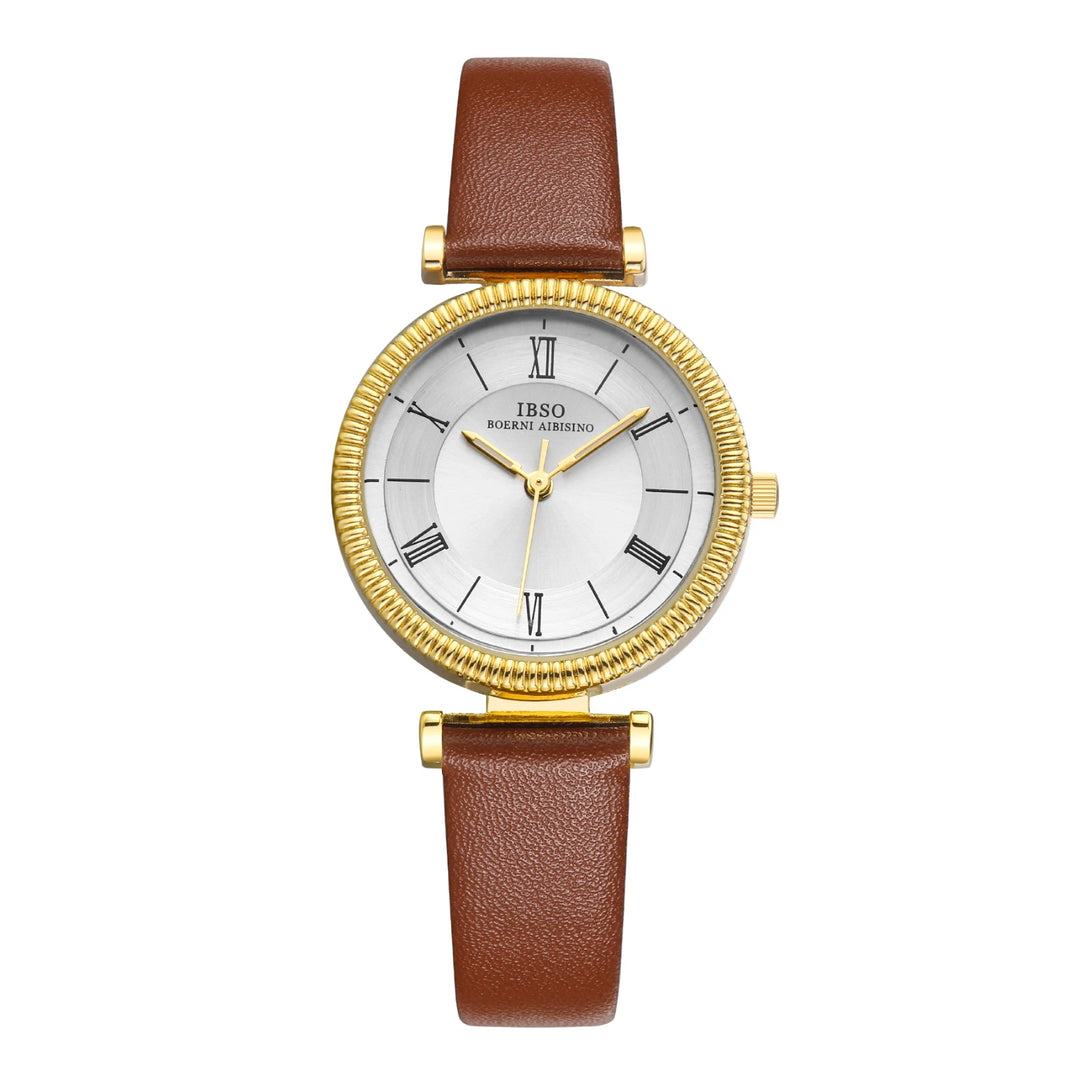 IBSO 8 MM Ultra-Thin Wrist Women Watches Luxury Female Clock Fashion Montre Femme 2022 Ladies Quartz Watch Relogio Feminino
