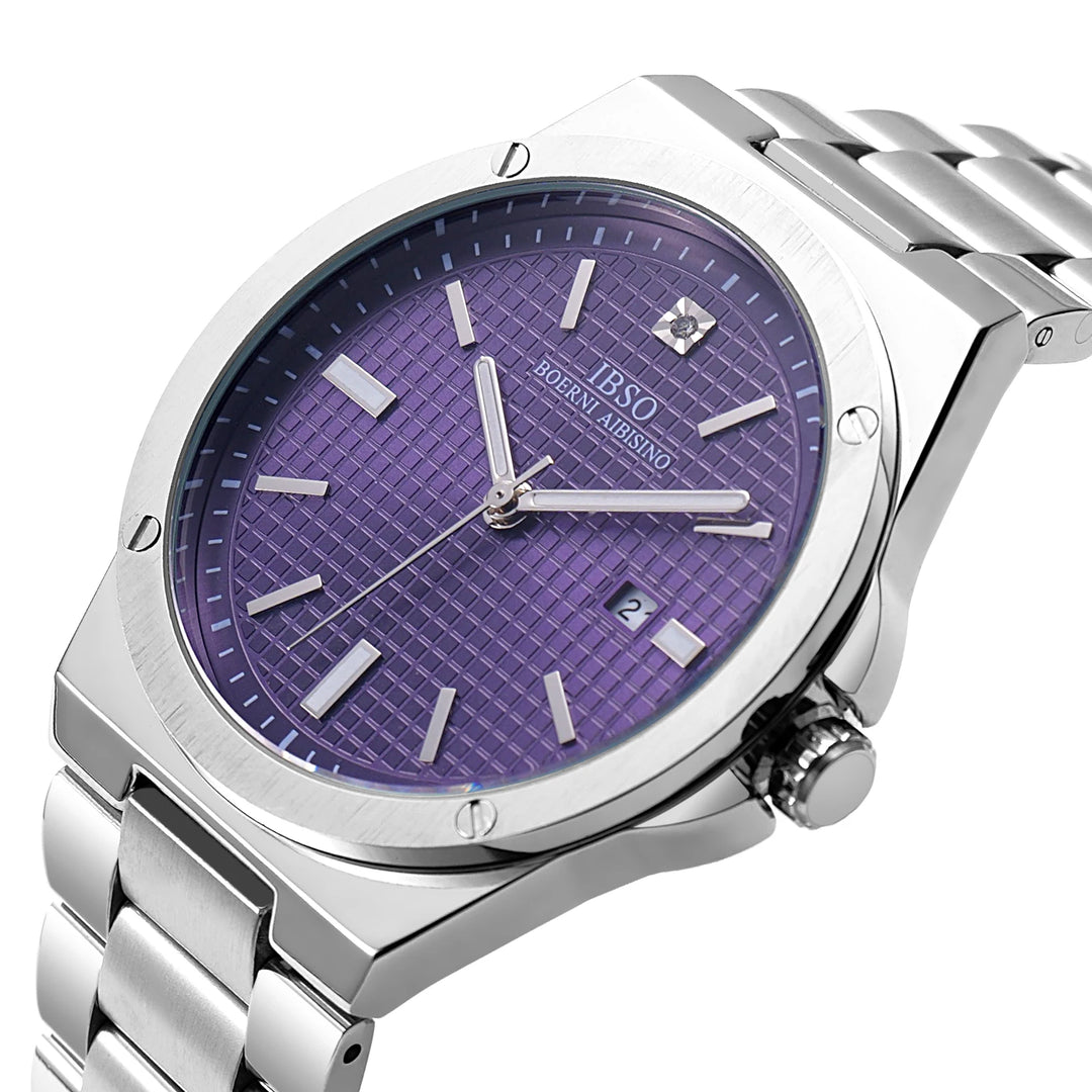 IBSO 2026 New Men Watches Luxury Quartz Watch 3ATM Waterproof Calendar Function Luminous Hands And Time Business Style