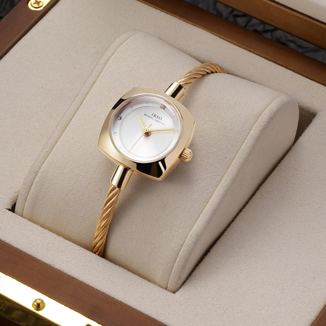 IBSO Women 2026 Bracelet Quartz Watch Elegant Wristwatch Japanese Movement 3ATM Waterproof Stainless Steel Strap