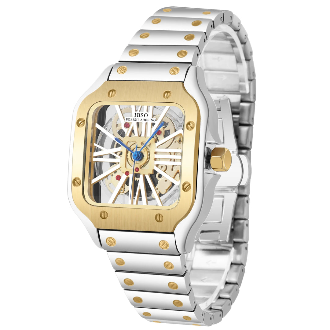 IBSO Men Luxury Watches 2026 New Arrival Style Classical 3ATM Waterproof Stainless Steel Band Original Movement