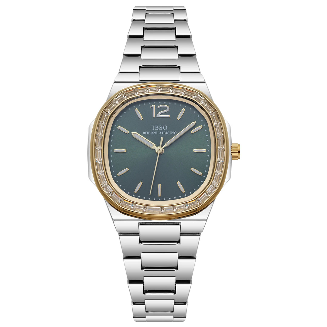 IBSO 2026 Women Quartz Watch 3ATM Waterproof Stainless Steel Strap Luxury Stylish Model Luminous Hands
