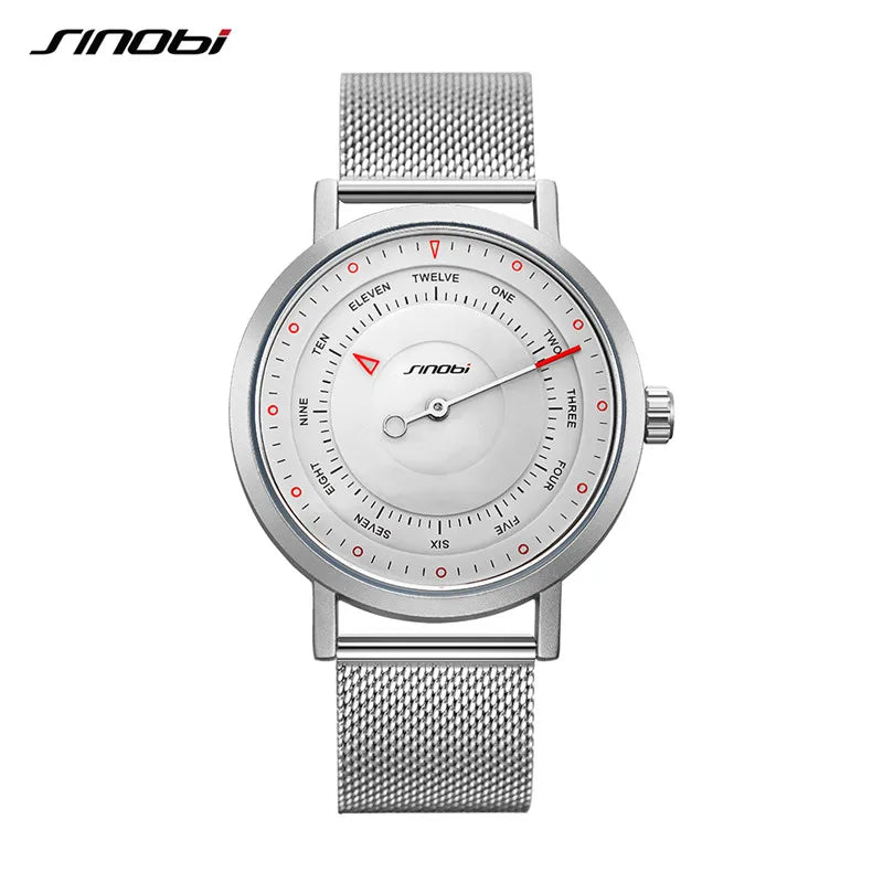 SINOBI Hot Fashion Men's Creative Sports Watches Male Clock Casual Military Luminous Waterproof Quartz WristWatches Dropshipping