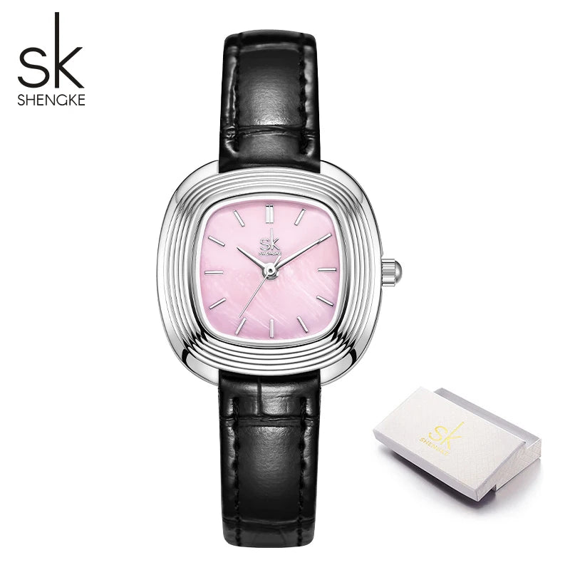Shengke New Design Ladies Watches Fashion Style Women's Quartz Wristwatches Elegant Best Gifts Clock for Wife,Friend,Family