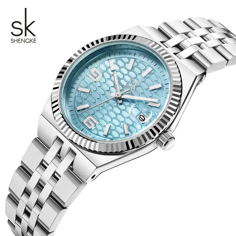 Shengke Original Design Ladies Quartz Wristwatches Top Luxury Women's Watches Fashion Style Woman's Best Gifts Clock