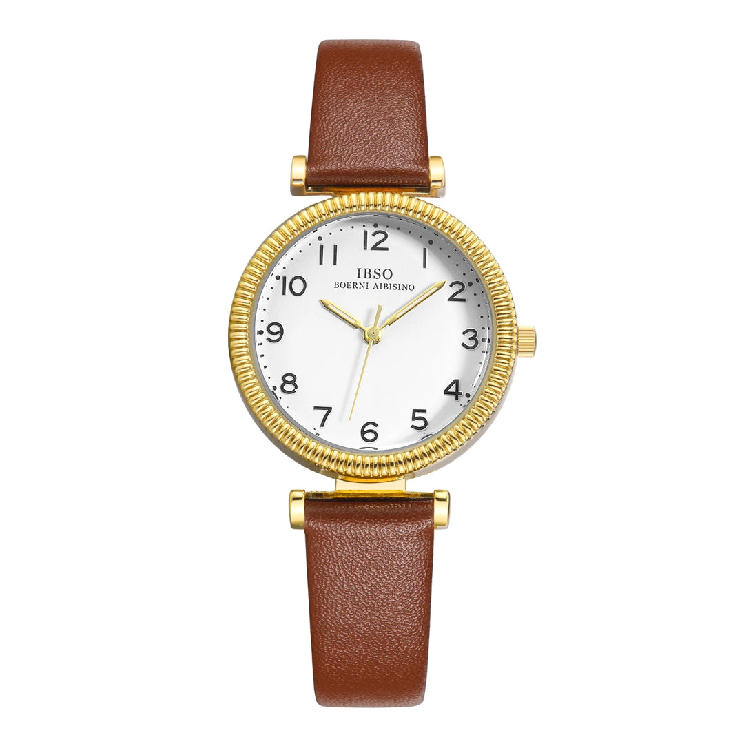 IBSO Women Wholesale 2022 New Quartz Watches Luxury Simple Watch Ladies 3ATM Waterproof Japanese Quartz Movement Luminous Hands