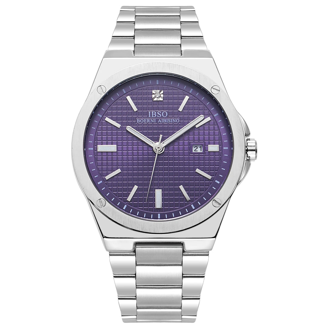 IBSO 2026 New Men Watches Luxury Quartz Watch 3ATM Waterproof Calendar Function Luminous Hands And Time Business Style