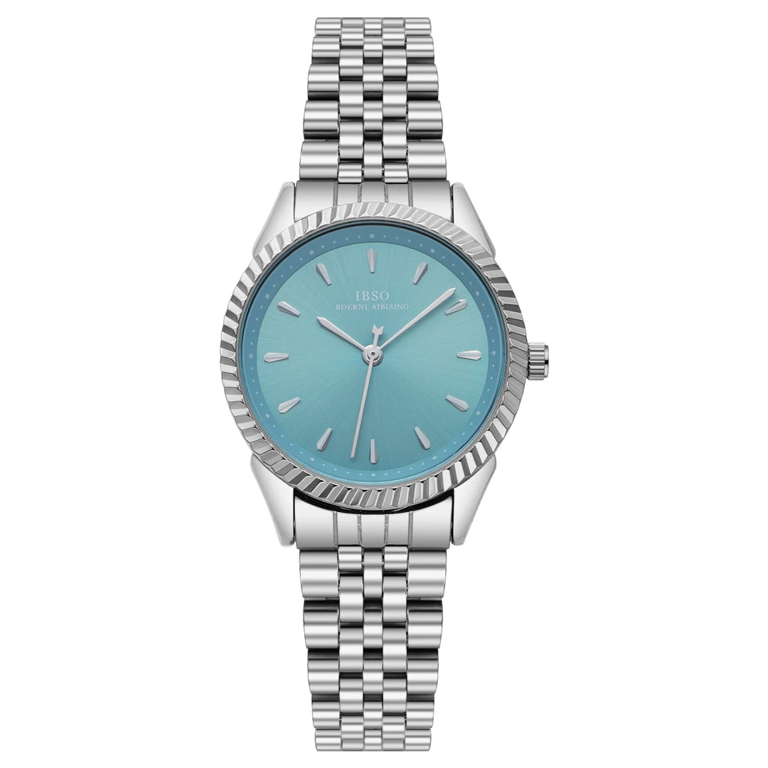 IBSO Women Wholesale 2026 Japanese Quartz Movement Quartz Watches Luxury Stainless Steel Band 3ATM Waterproof Luminous Hands