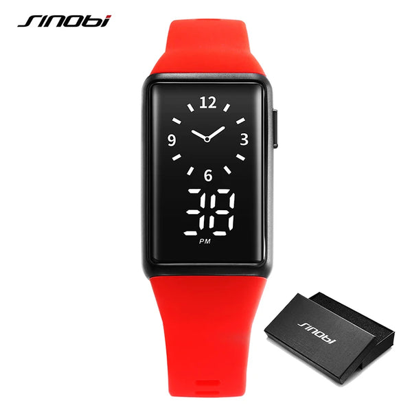 Sinobi fashion outdoor sports watch woman multifunction watches calender clock  3bar waterproof digital watch laides gifts watch