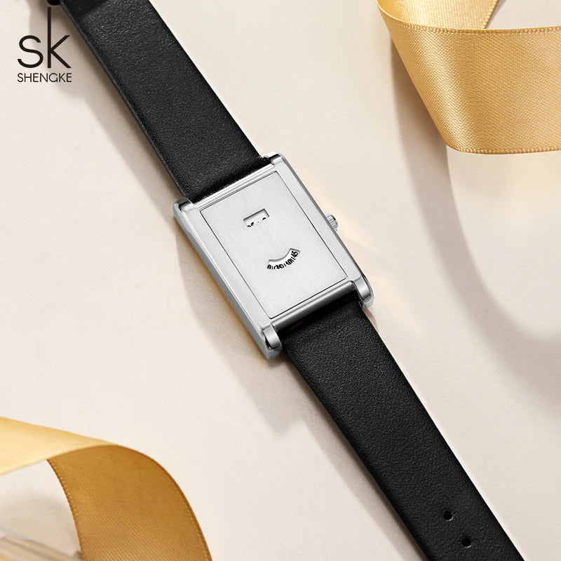 Shengke Original Design Women's Quartz Watches Fashion Style Ladies Creative Female Best Gifts Brand Clock