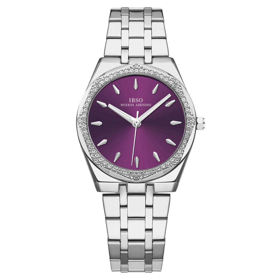 IBSO 2026 New Women Quartz Watch 3ATM Waterproof Stainless Steel Strap Japan Movement Luminous Hands And Dials S1109L