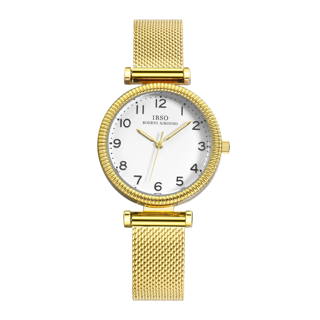 IBSO Women Wholesale 2022 New Quartz Watches Luxury Simple Watch Ladies 3ATM Waterproof Japanese Quartz Movement Luminous Hands