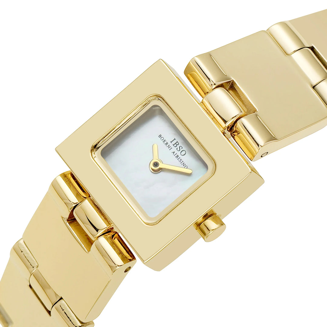 IBSO 2025 Luxury Women Quartz Watch 3ATM Waterproof Lady WristWatches Seiko Movement Stainless Steel Strap Alloy Case S1052L