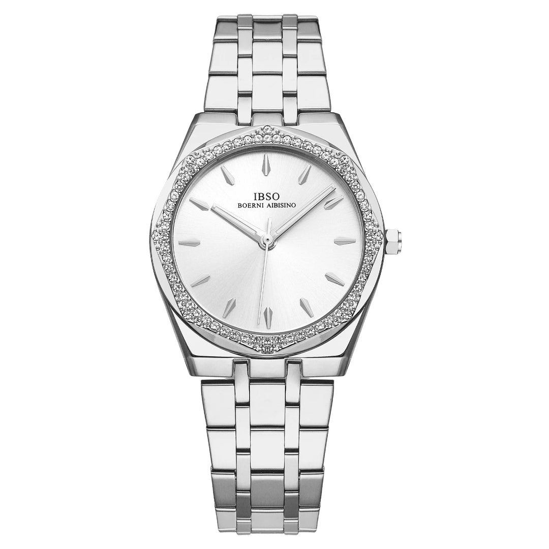 IBSO 2026 New Women Quartz Watch 3ATM Waterproof Stainless Steel Strap Japan Movement Luminous Hands And Dials S1109L