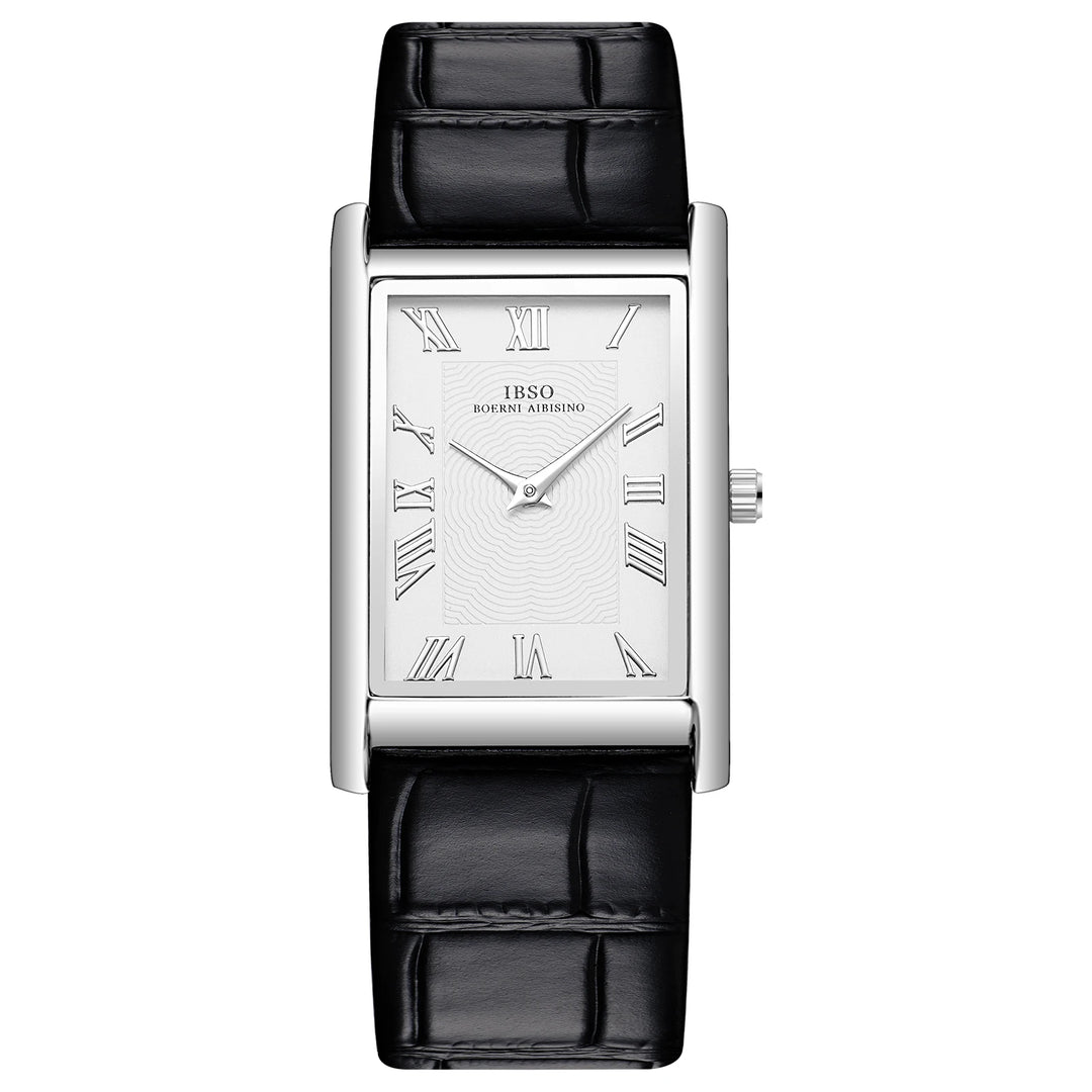 IBSO 2026 Unisex Japan Movement Watch Luxury Genuine Leather Strap 3ATM Waterproof Quartz Watches Hot Selling Unisex Clock