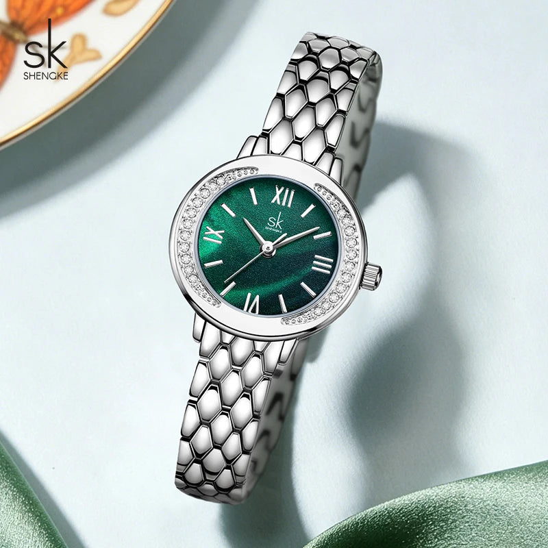 Shengke New Fashion Style Ladies Watches Top Brand Women's Quartz Wristwatches New Original Design Female Best Gifts Clock