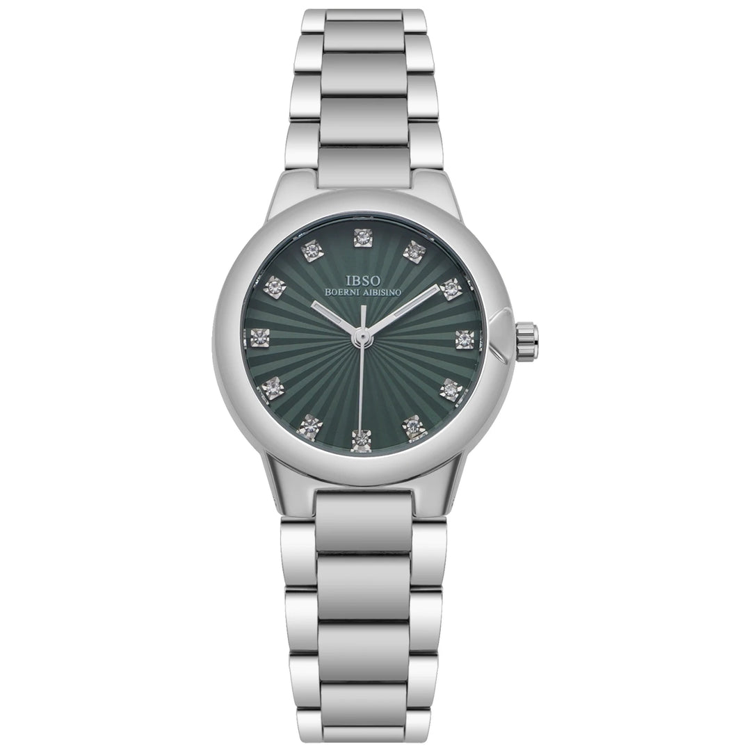 IBSO Women Wholesale Stainless Steel Strap Luxury Simple Watch Ladies 3ATM Waterproof Japanese Quartz Movement Luminous Hands