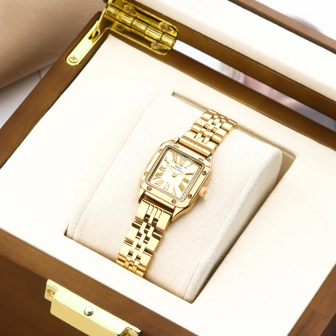 IBSO Luxury 2026 Women Quartz Watch 3ATM Waterproof Japanese New Movement New Ladies Watch Solid Stainless Steel Strap Fashion