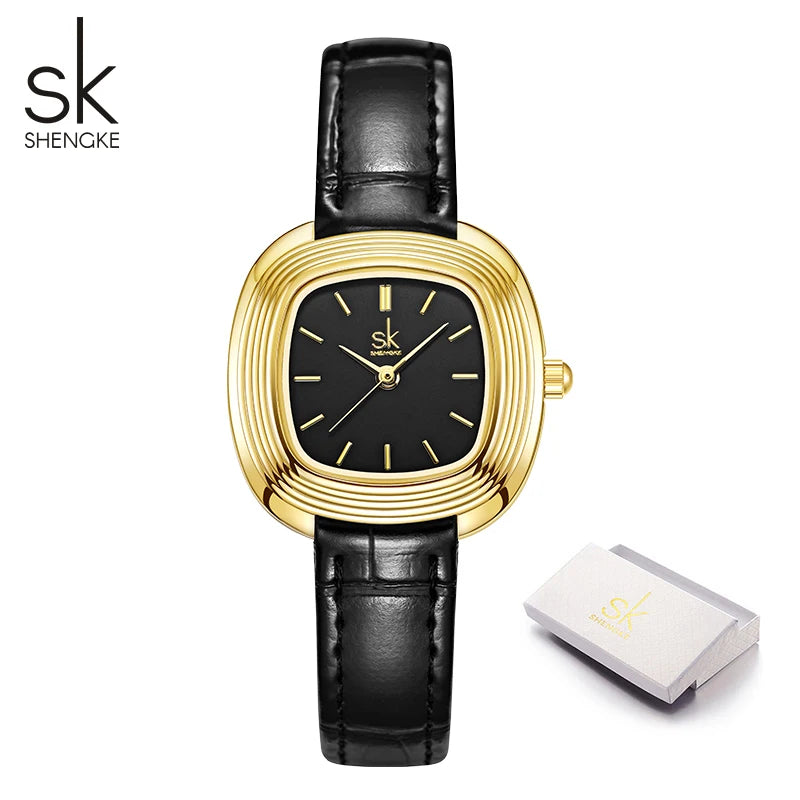 Shengke New Design Ladies Watches Fashion Style Women's Quartz Wristwatches Elegant Best Gifts Clock for Wife,Friend,Family