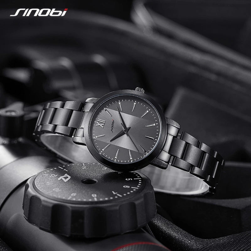 Sinobi Fashion Women's Watches Original Design Elegant Woman Quartz Wristwatches Best Gifts Clock for Wife Relogio Feminino