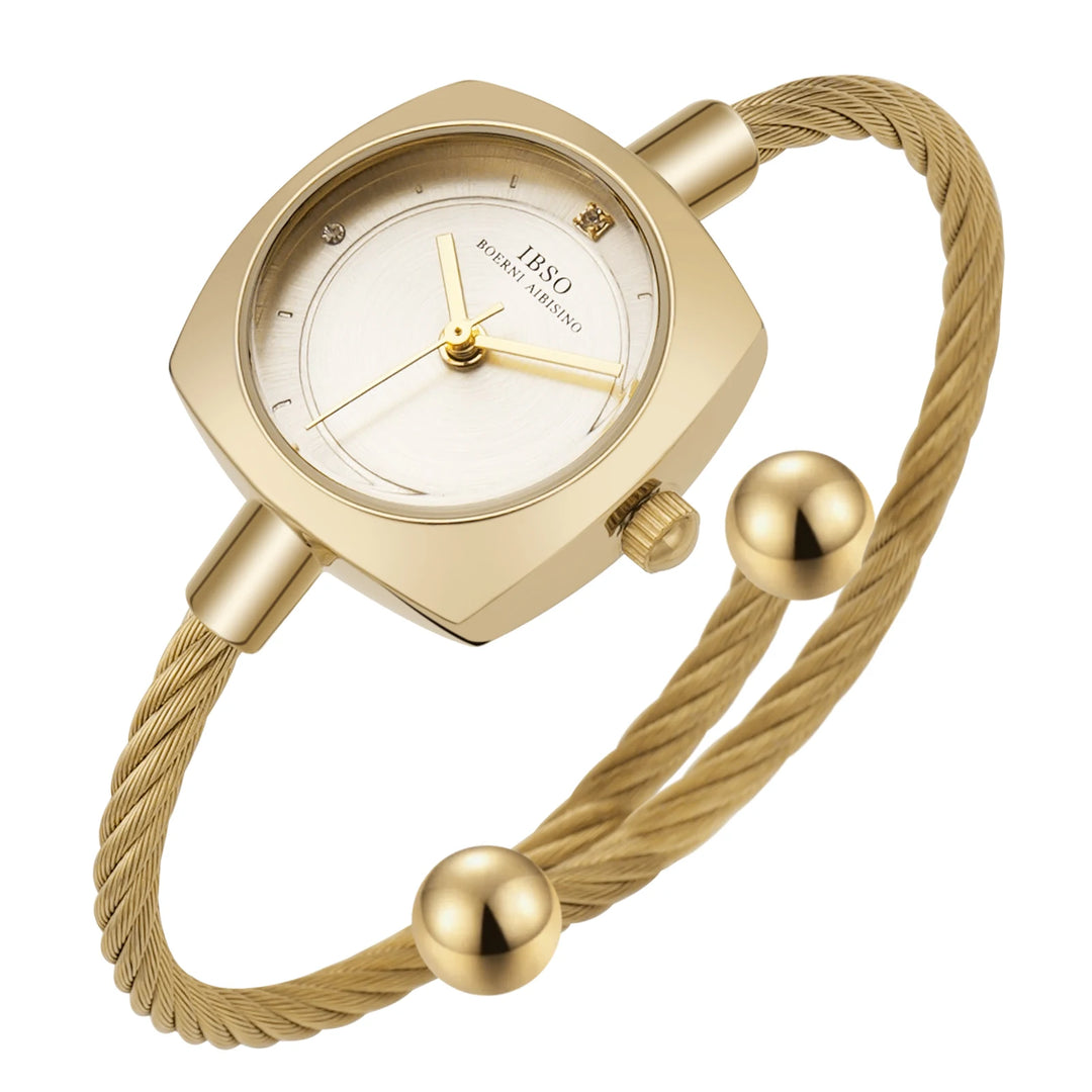 IBSO Women 2026 Bracelet Quartz Watch Elegant Wristwatch Japanese Movement 3ATM Waterproof Stainless Steel Strap