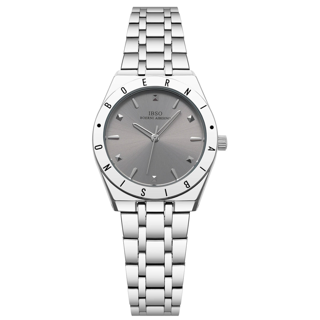 IBSO New Arrival 2026 Stainless Steel Strap Special Hour Hands 3ATM Waterproof Japan Movement S1108L