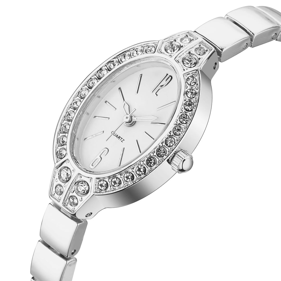 IBSO No Logo Version Cheap Watches Special Price For Women Alloy Strap Quartz Movement 3ATM Waterproof Oval Dial Ladies Watch