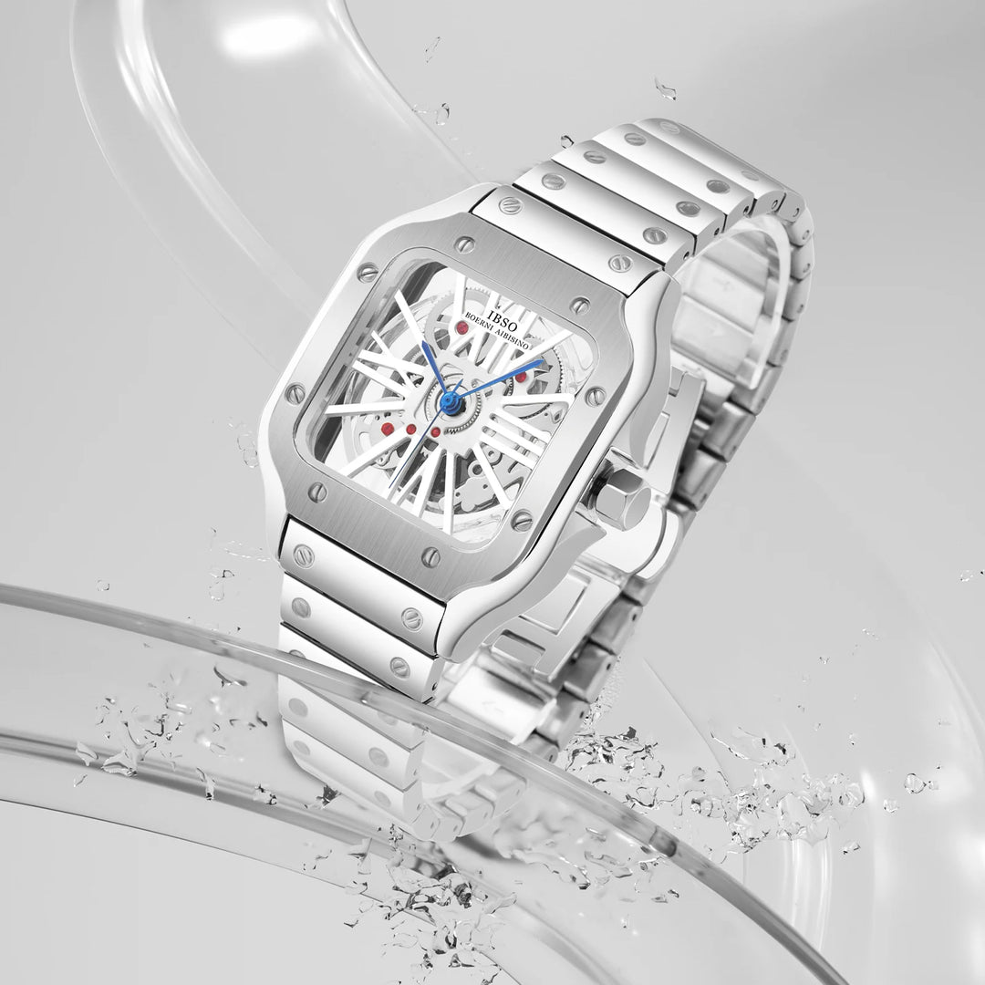 IBSO Men Luxury Watches 2026 New Arrival Style Classical 3ATM Waterproof Stainless Steel Band Original Movement