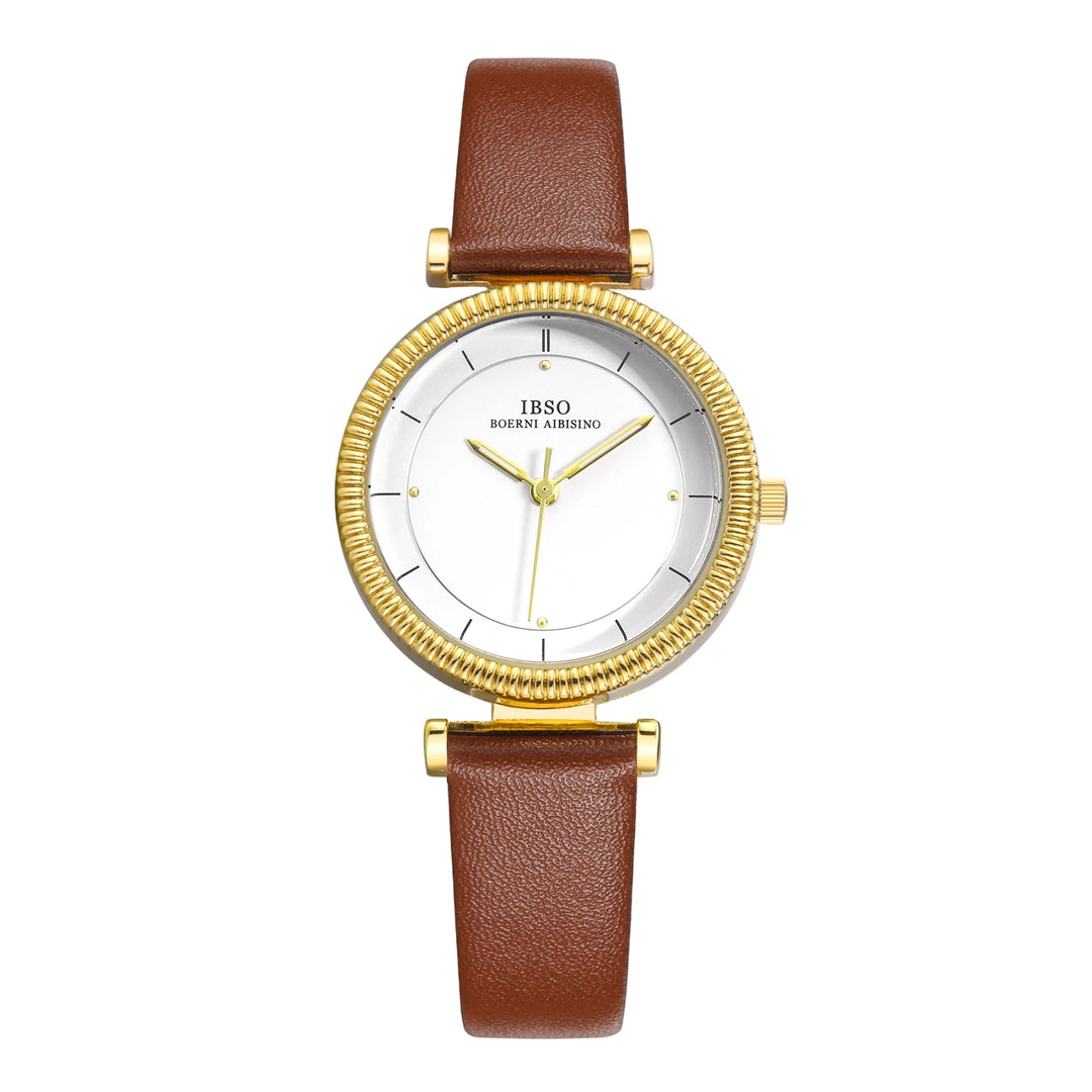 IBSO Women Wholesale 2022 New Quartz Watches Luxury Simple Watch Ladies 3ATM Waterproof Japanese Quartz Movement Luminous Hands