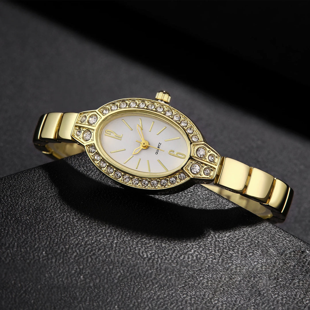 IBSO No Logo Version Cheap Watches Special Price For Women Alloy Strap Quartz Movement 3ATM Waterproof Oval Dial Ladies Watch