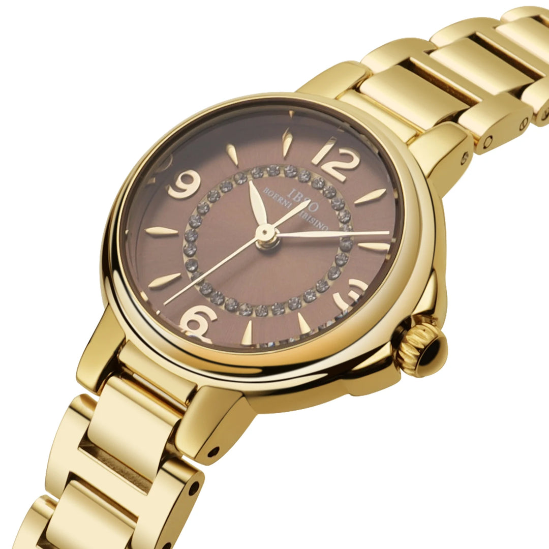 IBSO Luxury 2026 Women Quartz Watch Elegant Stainless Steel Strap 3ATM Waterproof Wholesale Free Shipping Lady Clock S1133L