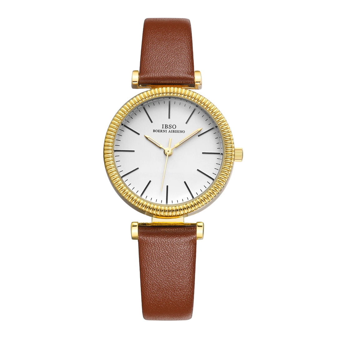 IBSO Women Wholesale 2022 New Quartz Watches Luxury Simple Watch Ladies 3ATM Waterproof Japanese Quartz Movement Luminous Hands