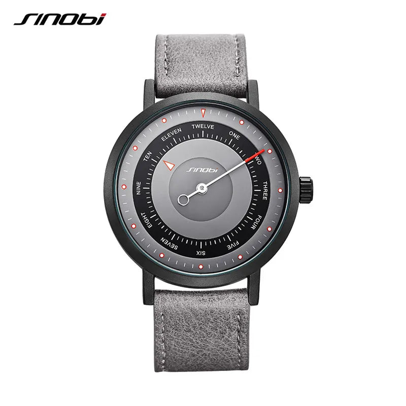 SINOBI Hot Fashion Men's Creative Sports Watches Male Clock Casual Military Luminous Waterproof Quartz WristWatches Dropshipping