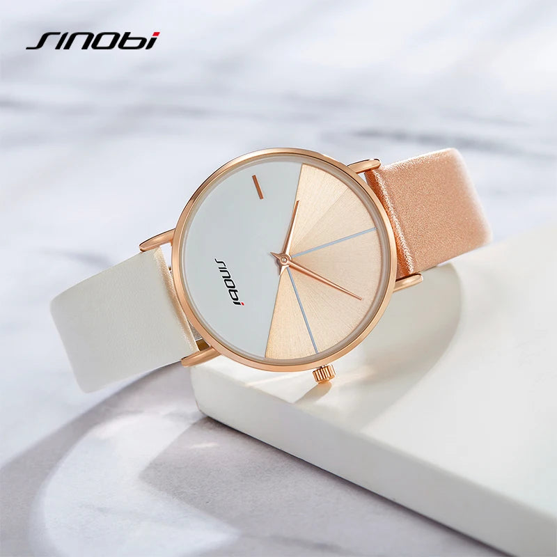 SINOBI Fashion Women's Watches Original Brand Ladies Quartz Wristwatches Top Brand Woman Best Gifts Female Clock  Montre Femme