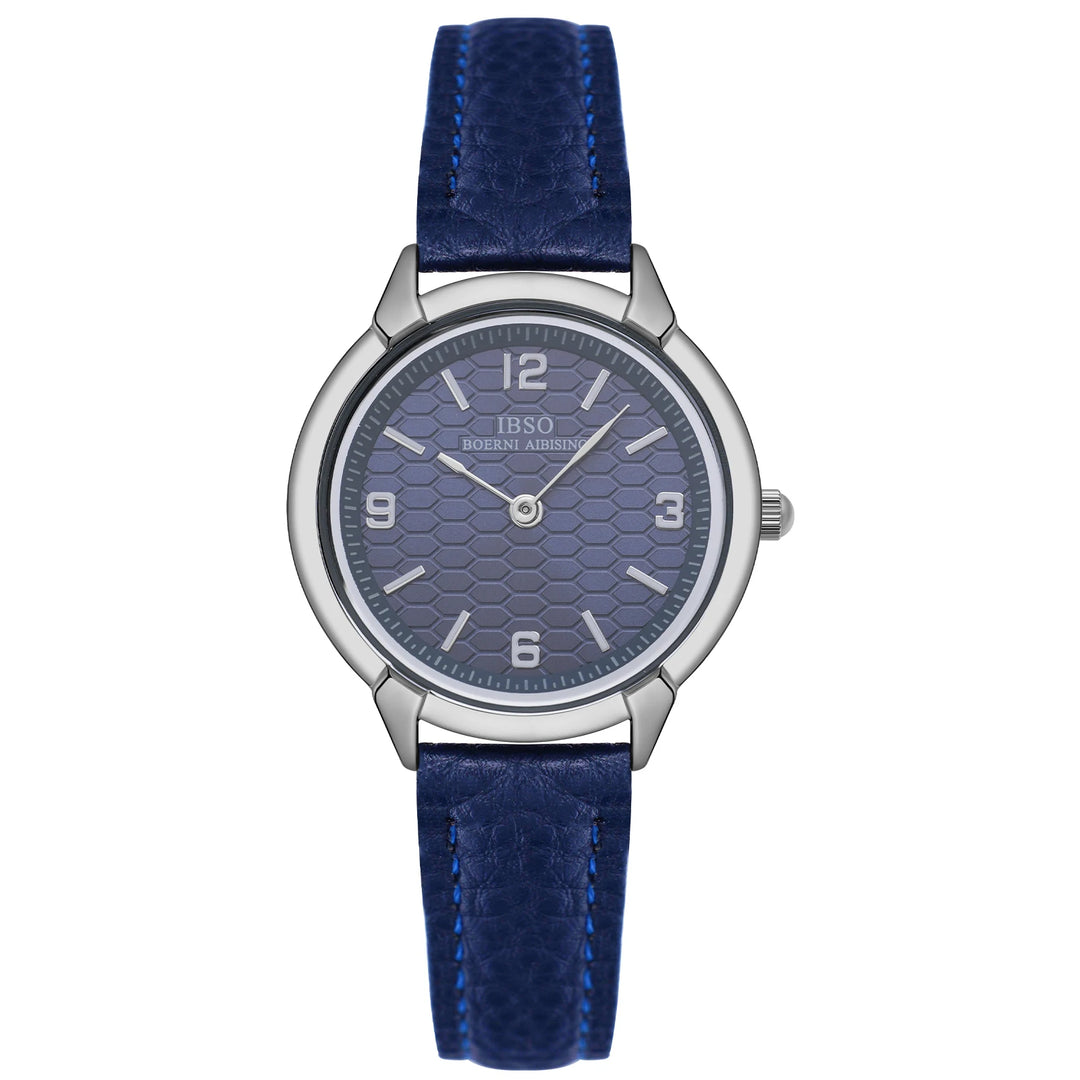 IBSO New 2026 Women Genuine Leather Strap 3ATM Waterproof Japanese Movement Luminous Hands Elegant Style Special Dial Design