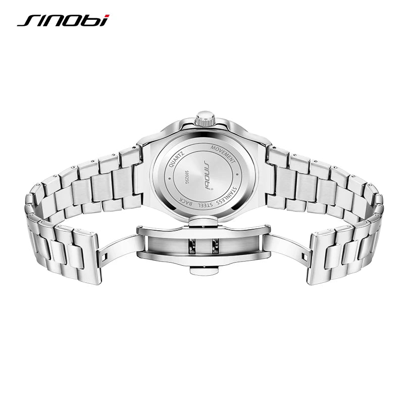 SINOBI New Design Men's Quartz Watches Original Styles Ladies Wristwacthes Top Brand Male Best Gifts Clock Dropshipping