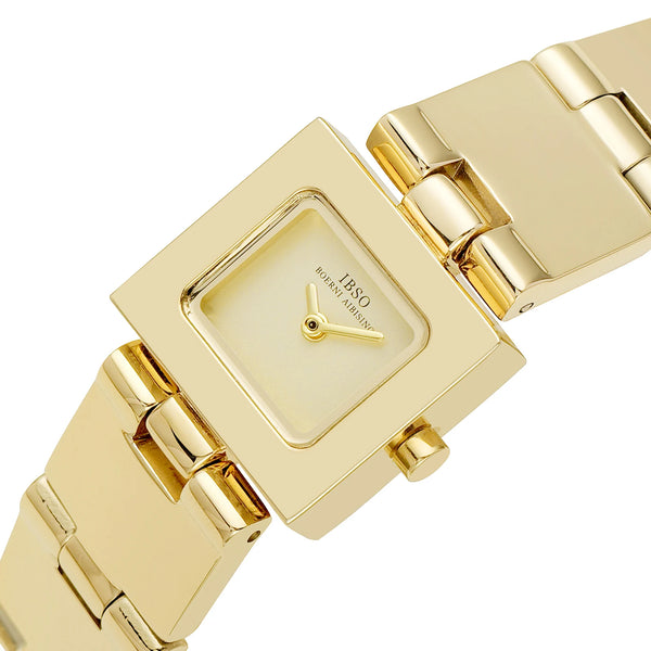 Ibso 2025 luxury women quartz watch 3atm waterproof lady wristwatches seiko movement stainless steel strap alloy case s1052l