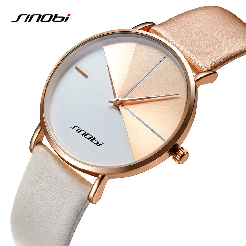 SINOBI Fashion Women's Watches Original Brand Ladies Quartz Wristwatches Top Brand Woman Best Gifts Female Clock  Montre Femme