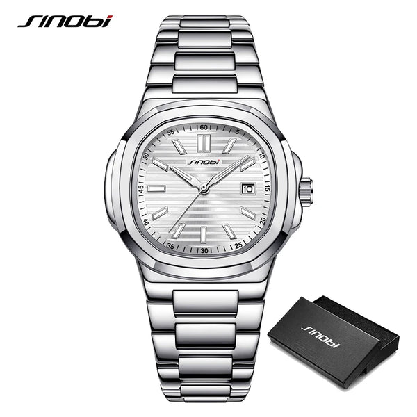 Sinobi new design men's quartz watches original styles ladies wristwacthes top brand male best gifts clock dropshipping