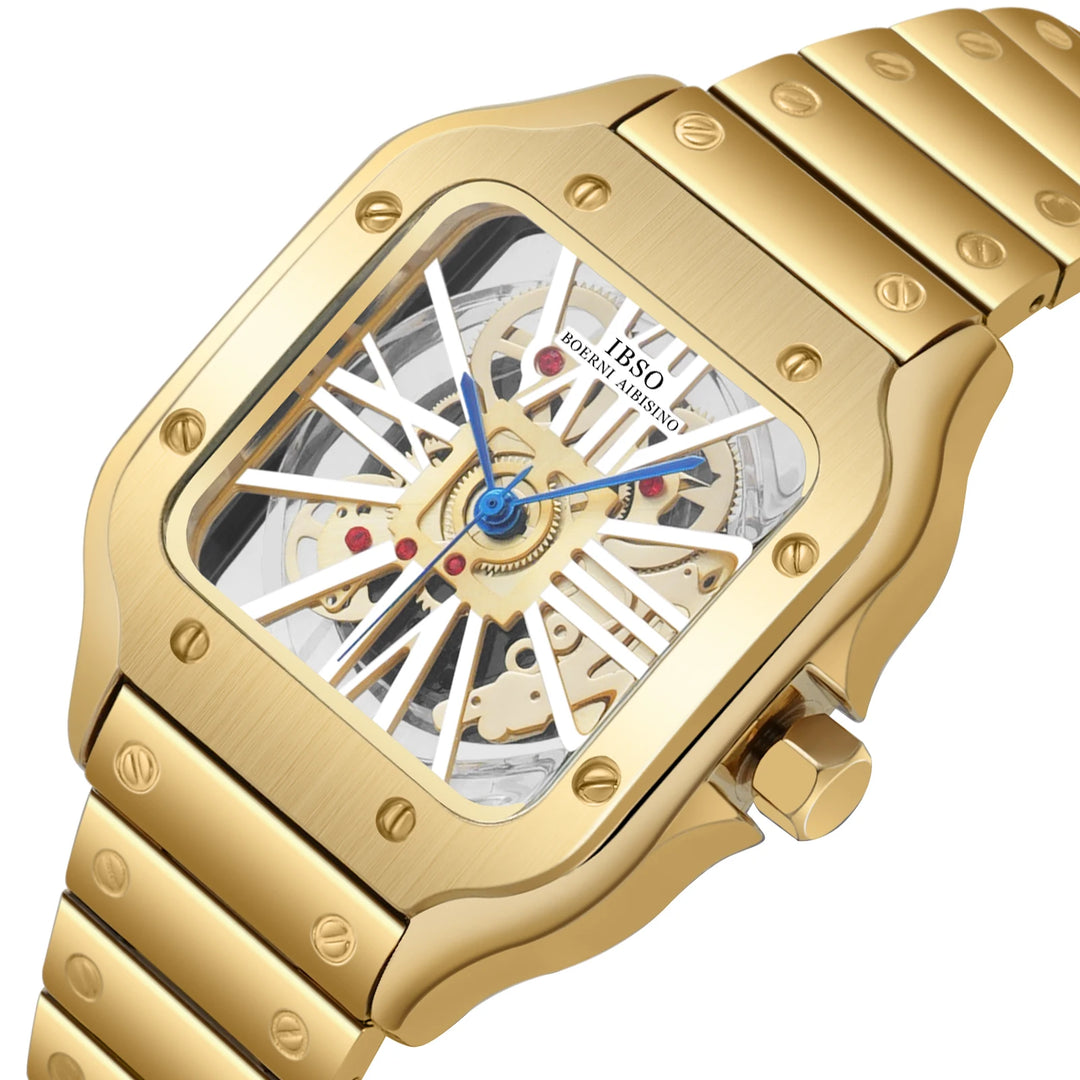 IBSO Men Luxury Watches 2026 New Arrival Style Classical 3ATM Waterproof Stainless Steel Band Original Movement
