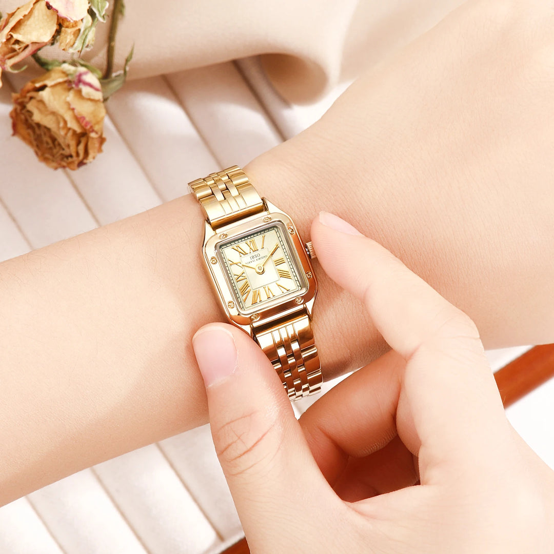 IBSO Luxury 2026 Women Quartz Watch 3ATM Waterproof Japanese New Movement New Ladies Watch Solid Stainless Steel Strap Fashion