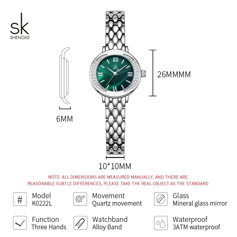 Shengke New Fashion Style Ladies Watches Top Brand Women's Quartz Wristwatches New Original Design Female Best Gifts Clock