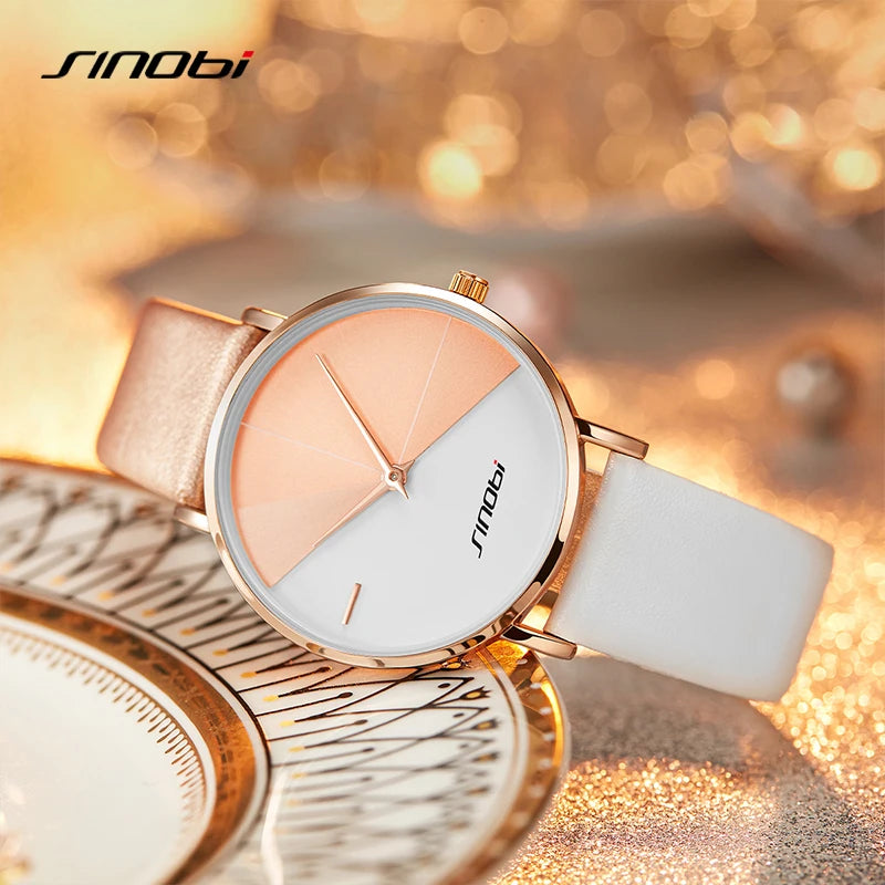 SINOBI Fashion Women's Watches Original Brand Ladies Quartz Wristwatches Top Brand Woman Best Gifts Female Clock  Montre Femme